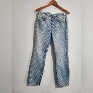 LC Lauren Conrad polka dot skinny jeans Size 8